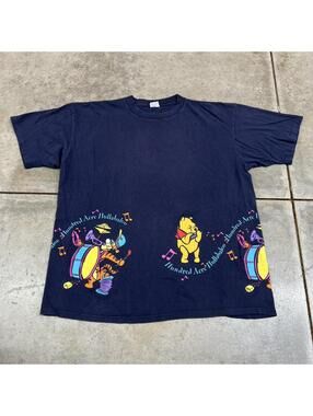 vintage winnie the pooh tigger made in usa navy disney shirt size xl